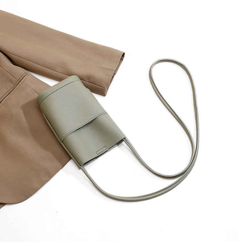 Soft Leather Mobile Phone Bag | Crossbody Purse