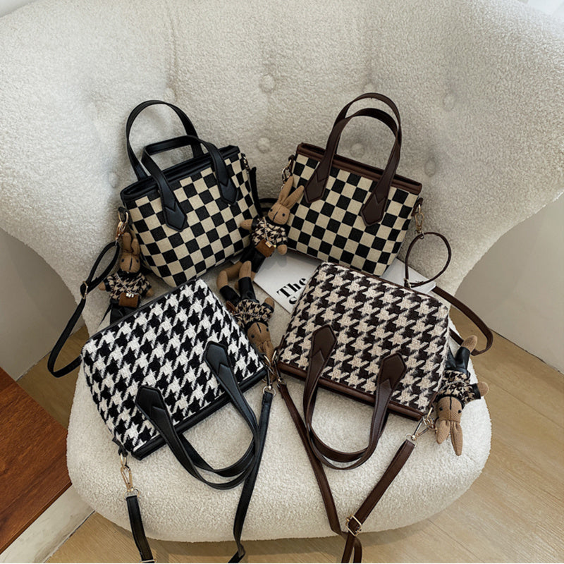 Checker Style Purse | Stylish Checker Purse