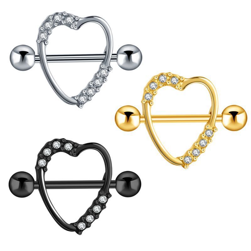 Stainless Steel Heart Piercing Jewelry