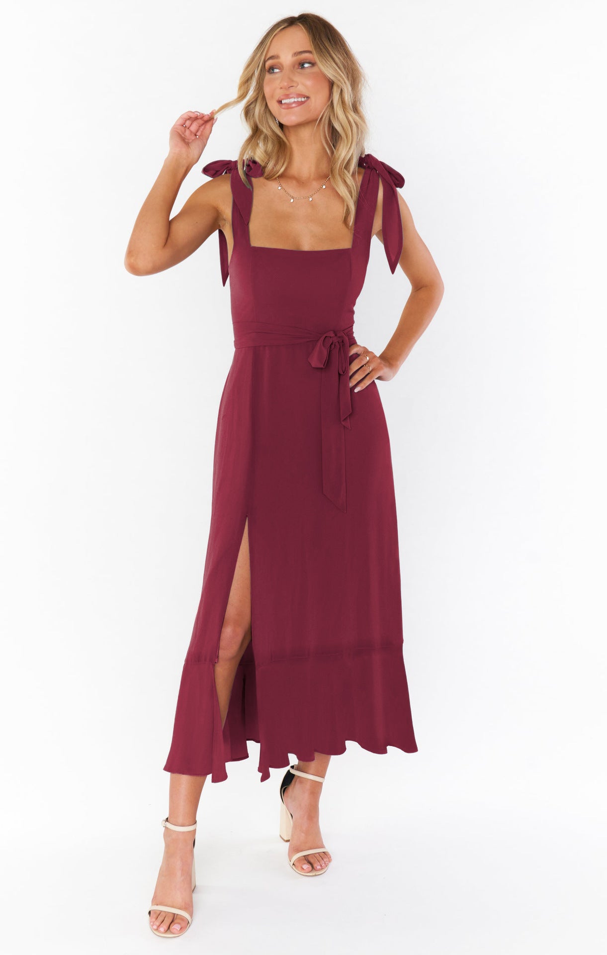 Dress | Fashion Solid Color Dress