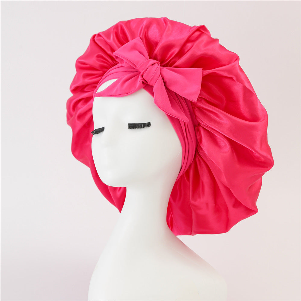 New Style Satin Bonnet For Sleep | Satin Hair Cover Night Bonnet