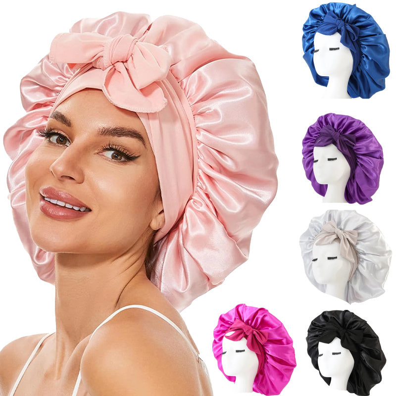 New Style Satin Bonnet For Sleep | Satin Hair Cover Night Bonnet