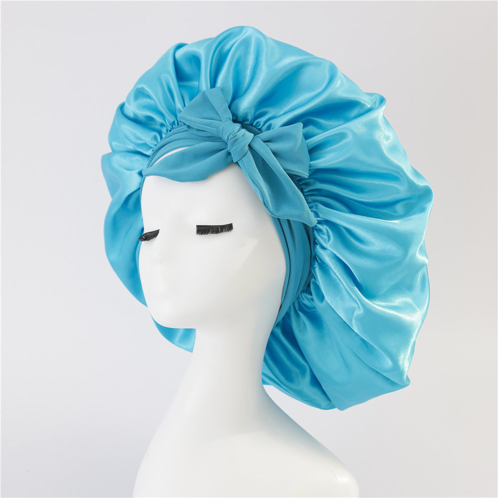 New Style Satin Bonnet For Sleep | Satin Hair Cover Night Bonnet