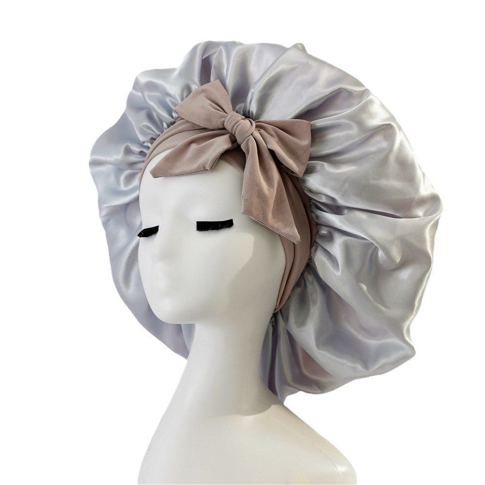 New Style Satin Bonnet For Sleep | Satin Hair Cover Night Bonnet