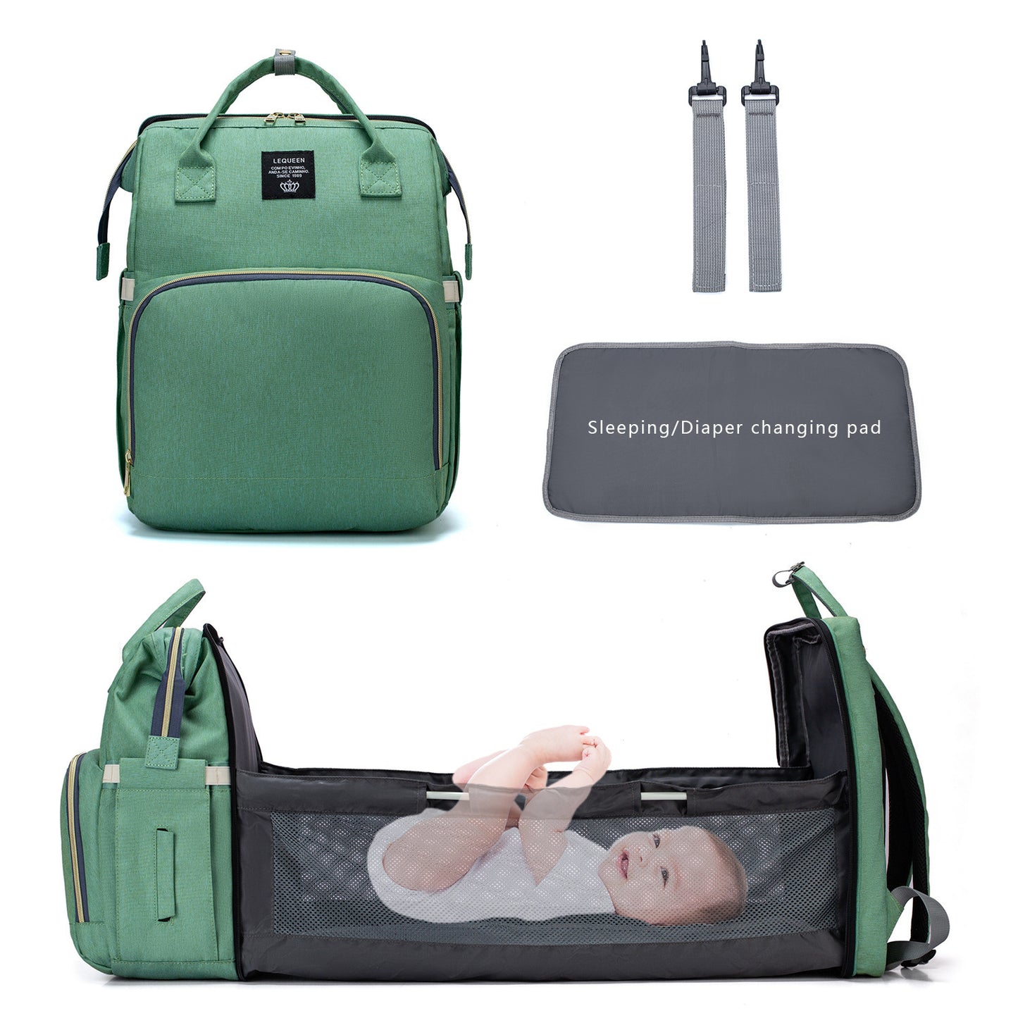 Large Classy Diaper Bag | Moms Nursing Backpacks |Travel Baby Bag