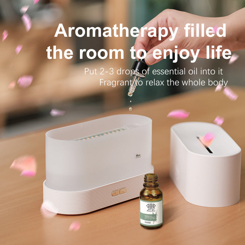 Fire Flame Humidifier Aroma Diffuser and Essential Oil Ultrasonic Humidifier