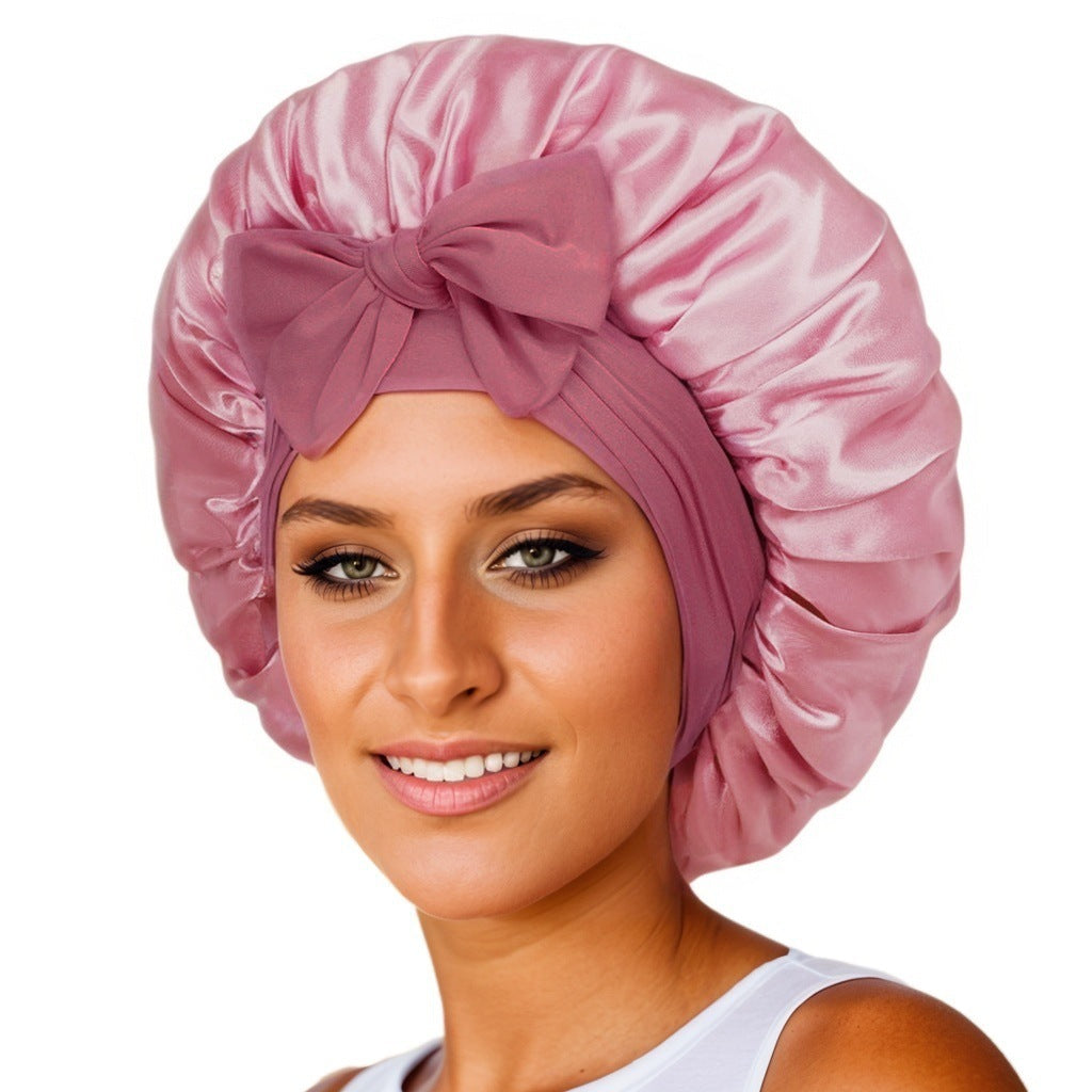 New Style Satin Bonnet For Sleep | Satin Hair Cover Night Bonnet