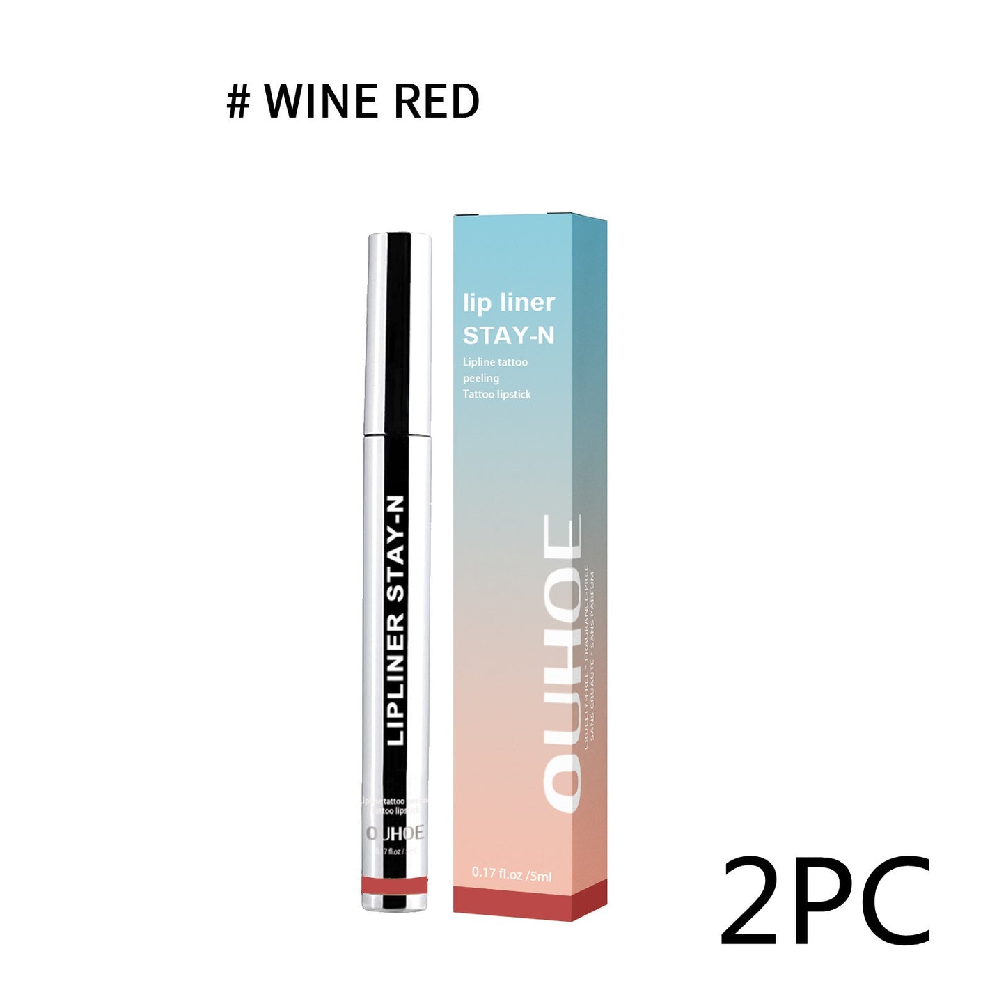 Plump Effect Lip Liner | Brown Waterproof Long Lasting Plump Soft Lip Gloss